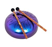MUELODSIC Ethereal Steel Tongue Drum Portable Hand Percussion Instrument for Beginners Includes Mallets for Great Sound for Meditation Music Enlightenment