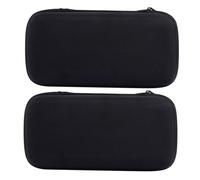 MUELODSIC EVA Microphone Protective Case 2Pcs Shockproof Waterproof Storage Box with Mesh Pocket for Travel Business Organization