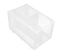 MUELODSIC Fish Breeder Net Hatchery with Suction Cups Large Polyester Mesh Isolation Divider for Aquarium Fry Separation Random Color Enhances Survival Rate for Breeding Tanks Random Color