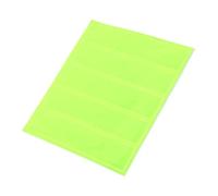 MUELODSIC Fluorescent Yellow PVC Reflective Tape Strips High Visibility Adhesive Safety Stickers for Backpacks Bicycles Helmets Night Warning