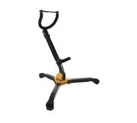 MUELODSIC Foldable Alto Saxophone Stand Non-skid Display Rack for Alto and Tenor Saxophones Easy Assembly Musical Instrument Accessory for Convenient Storage and Showcase