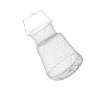 MUELODSIC Foldable Zinc Plated Iron Wire Fishing Net with Lightweight Crab Lobster Shrimp Trap for Indoor Outdoor Lake River Sea Fishing