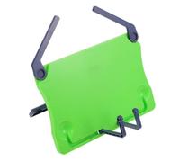 MUELODSIC Folding Sheet Music Stand, Adjustable Abs Bookrest Holder with Scratch Resistant Surface, Portable Desktop Music Holder for Practice and Performance, Green
