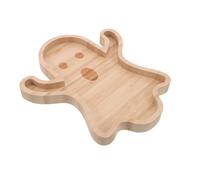 MUELODSIC Ghost-shaped Wooden Serving Board for Halloween Multipurpose Ghost Platter Plate for Candy Nuts Fruit and Desserts Decorative Food Tray for Parties Kitchen and Festive Celebrations