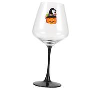 MUELODSIC Halloween Pumpkin Wine Goblet Glass Decorative Multi Functional Red Wine Glass for Parties Weddings Birthdays Reusable Elegant Crystal Goblet Cup for Home and Festival Use