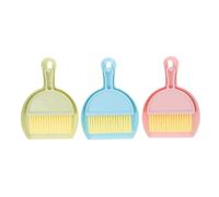 MUELODSIC Hamster Cage Broom Kit and Mini Dustpan Set 6 Pieces Small Animal Cleaning Tools with Soft Bristles for Guinea Pig Hamster Cage Dust Remover Pet Supplies for