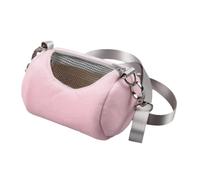 MUELODSIC Hamster Carrier Bag Portable Ventilated Velvet round PET Storage Bag 12X7X7Cm for Outdoor Sightseeing Small Pets