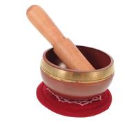 MUELODSIC Hand-hammered Nepal Singing Bowl for Meditation Yoga and Stress Relief with Cushion and Mallet Chakra Sound Bowl Accessories Portable Prayer Instrument for Mindfulness and Travel