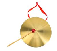MUELODSIC Handheld Copper Gong Instrument with Mallet Portable Percussion for Adults Excellent Sound Quality for Kindergarten Performances