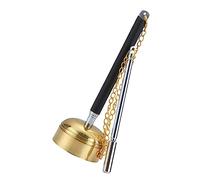 MUELODSIC Handmade Tibetan Buddhist Call Bell Telescopic Dharma Ritual Utensil Delicate Chime Instrument for Meditation Yoga and Prayer Home Temple