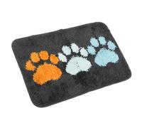 MUELODSIC High Absorbency Microfiber Anti-skid Floor Cushion Bath Mat for Bathroom Kitchen Living Soft Polyester Rug with Non-slip Backing Washable Pet Doormat