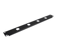 MUELODSIC Hinged Rack Panel Audio Patch for Secure Xlr Mounting Electrical Cord Management Compatible with Network Cabinets and Desk Rack Wire Organizers Dust-resistant Cable Management
