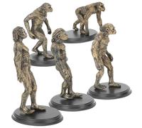 MUELODSIC Human Evolution Educational for Realistic Early Ancestor Models Teaching Aids for Boys and Multi-style Plastic Figurines for Learning and Home Decor
