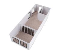 MUELODSIC Indoor Apartment Floor Plan Model Kit 1set Detailed Miniature Micro Apartment Model Hand Assembly with Precise Scale Materials and for for Architecture Hobbyists and Home Decor