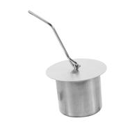 MUELODSIC Indoor Table Top Fire Pit Liner Accessory with Fire Extinguishing Lid Durable Mini Fireplace Insert for Bio Fireplaces Portable Smokeless Design for Safe Home Use
