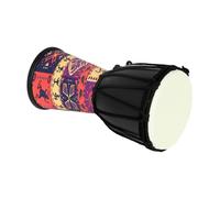 MUELODSIC Instrument Pvc Performance Easy for Stage for Use to Perception Beginner Djembe Hand Drum, Lightweight Black Body with Artificial Goatskin and Children Classroom Music Events