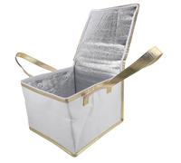 MUELODSIC Insulated Cake Storage Bag Portable Thermal Food Tote with Foil Lining Multipurpose for Pizza Seafood Dessert Fruit and Vegetable Packing
