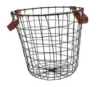 MUELODSIC Large Capacity Metal Firewood Basket with Portable Handles Weather Resistant Rustic Log Organizer for Indoor and Outdoor Use Sturdy Heavy Duty Storage Holder for Camping Supplies