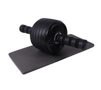 MUELODSIC Large Wheel Ab Roller for Home Gym Equipment Durable Tpr Stainless Steel Core Trainer Easy Carry Abdominal Roller for Men and Women Workout