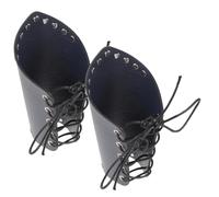 MUELODSIC Leather Archery Arm Guard with Straps Soft Leather Forearm Protector Sleeve for Recurve Shooting and Outdoor Sports Comfortable Lightweight Arm Brace for Men and Women