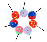 MUELODSIC Lovely Lizard Toy Reptile Bell Ball Toy Hanging Decoration Plastic 18Cm for Gecko and Bearded Dragon