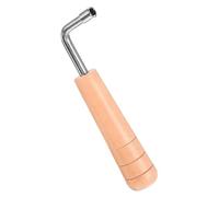 MUELODSIC Lyre Harp Tuning Wrench l Shape Wood Handle 4-corner Instrument Tuning Tool for Autoharps Melody Harps Small Stringed Instruments Accessory