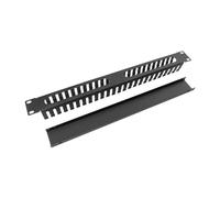 MUELODSIC Metal Cable Management Rack Port Steel Organizer for Server Network Cables Under Desk Wire Raceway with Smooth Edges Easy Installation for Home Office Data Centers