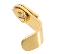 MUELODSIC Metal Saxophone Thumb Rest with Ergonomic Hook Durable Brass Construction Slip Support for Alto Tenor Soprano Saxophones Fit Instrument Accessory for Comfort and Stability