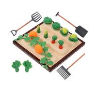 MUELODSIC Mini Farm Tool Models for Mini Landscape Vegetable Field Scene Micro Landscape Adornment with Lifelike Detail Compact and Lightweight for Dollhouse and Outdoor Planting Decor Micro