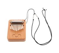 MUELODSIC Mini Wood Kalimba Thumb Piano Portable Adjustable Lanyard for Beginners Handheld Folk Musical Instrument for Boys and Girls Music Lovers