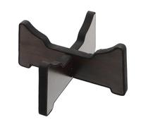 MUELODSIC Mini Wooden Handpan Stand with Soft Padding Stable Drum Holder for Tongue Drums and Small Percussion Instruments Easy Assembly Protective Handpan Rack for Musical Instrument