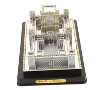 MUELODSIC Miniature Jerusalem Temple Sculpture Resin Model for Home and Office Decor Religious Heritage Symbol Desktop Ornament with Fine Details Cultural Building Figurine Meaningful