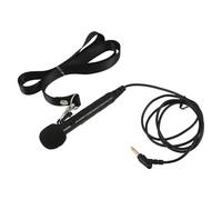 MUELODSIC Miniature Microphone Journalist Microphone Small Mic Black