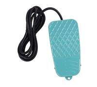 MUELODSIC Momentary Foot Pedal Switch with Anti-skid Surface Aluminum Alloy Shell Control for Power Tools Suitable for Drill Press Scroll Saws and Lamps