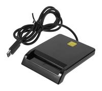 MUELODSIC Multi-function USB Card Reader Portable Smart Card Reader Compatible with Windows Vista X Supports Dnie Atm Ic Id Cac Sim