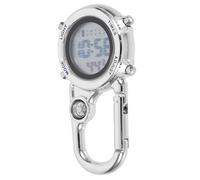 MUELODSIC Multifunctional Pocket Watch Clip on Outdoor Clip Watch for Climbing and Adventure with Accurate Time and Night Glow, Metal and Glass Construction for Men and Women