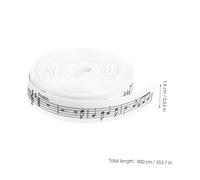 MUELODSIC Music Note Polyester Ribbon Yards Decorative Satin Wrapping Ribbon for Packaging DIY Crafts Home and Holiday Decorations Stylish Printed Musical Note Design