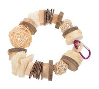 MUELODSIC Natural Wooden Vine Ball Chew for Small Pets Hamsters Guinea Pigs Bunnies Teeth Care Molar for Cage Use Healthy Chewing Activity for Small Animals