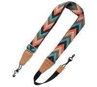 MUELODSIC No Drill Ukulele Strap Chic Adjustable Shoulder Strap for Ukuleles Effortless Installation with J Hooks Reduces Shoulder Pressure for Enthusiasts