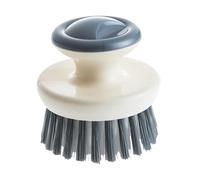 MUELODSIC Oil-resistant Dish Brush with Handle Scrubbing Brush for Kitchen Bathroom and Household Cleaning for Dishes Pans Pots Sinks and Countertops Grey