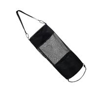 MUELODSIC Outdoor Camping Mesh Trash Bag Lightweight Windproof Storage Sack for Boat Kayak Rubbish Organizer Portable Black