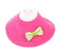 MUELODSIC Parrot Anti-bite Collar Bird Neck Protector Soft Cone Collar for Plumage Picking Prevention Pink s Size with Random Bow Suitable for Healing and Recovery