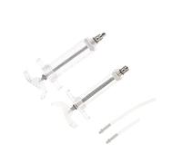 MUELODSIC Parrot Feeder Set with Baby Bird Feeding Syringe 10ml and 30ml Push-type Tubes Includes 2 Feeding Tubes and 4 Sealing Rings for Parakeets and Cockatiels in Bird Cages