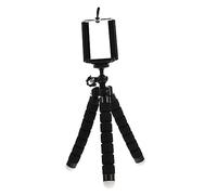 MUELODSIC Phone Camera Tripod with Wireless Shutter Remote Control Black Stainless Steel Compact Phone Holding Rack Hiking and Video Calling Graduation Season