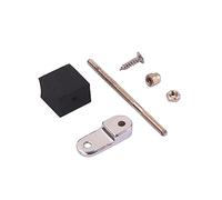 MUELODSIC Pickguard Mounting Bracket Support with Silver Chrome Plate and Black Spongy Cushion, Pickguard Holder for Guitar Accessories, Sturdy Instrument Stand Suitable for Guitar Repair