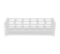 MUELODSIC Place Acrylic Quartz Cuvette Stand for Educational and Research Labs Stable Tube Holder Rack with Secure Sample Placement and High Volume Storage Organizer