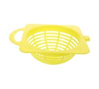 MUELODSIC Plastic Hanging Bird Nest Canary Breeding Hut with Egg Hatching Tray, Ventilated Yellow Finch Nest Box for Bird Cage Breeding and Incubation