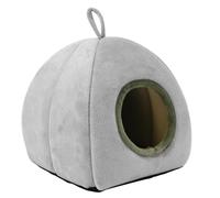 MUELODSIC Plush Hamster Nest House Warm Sleeping Bed for Small Pets Winter Cozy Wrap Style Suitable for Hedgehog Guinea Pig Rat Ferret Squirrel with Easy Hang Hook Pet Supplies