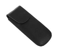 MUELODSIC Portable 10-hole Harmonica Storage Cover Faux Leather Protective Sleeve Black Sturdy Harmonica Box for Blues Carrying Case