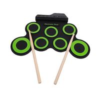 MUELODSIC Portable Folding Silicone Electronic Drum Set with USB Realistic Sound and Built in Metronome for Beginners Speed Hand Roll Drum Kit for Home Practice and Entertainment